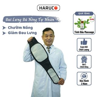 Đai Lưng Đá Nóng Haruco Giúp Giảm Đau Lưng Hiệu Quả