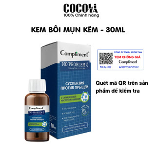 Dung dịch chấm mụn kẽm Salicylic Acid và Zinc Compliment 30ml