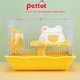 Lồng mèo cửa tròn đủ phụ kiện cho hamster - Lồng Hamster - Pettot