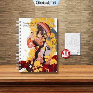 Sổ Vẽ Phác Thảo Ong Mặt Bự 190gsm A4/A5 Hoa Cải Sổ Vẽ Sketchbook Không Kỵ Giấy Kèm Tranh Line Art