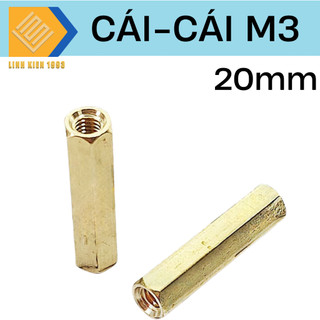 Trụ đồng hex-m3 cái-cái dài 5/10/15/20mm