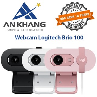 Webcam logitech brio 100 full hd - hàng chính hãng