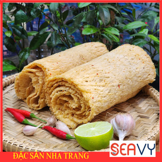Mực tẩm gia vị Nha Trang size đại lớn nguyên miếng, gói 500g dày dai ngon