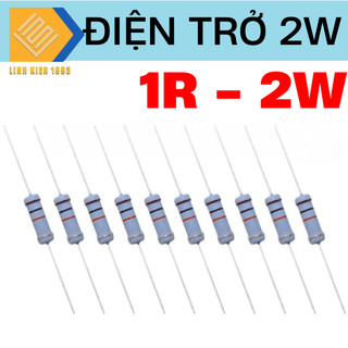 Điện trở 2w 5% 4 vòng màu 1 ohm - 2.2 ohm - 2.4 ohm
