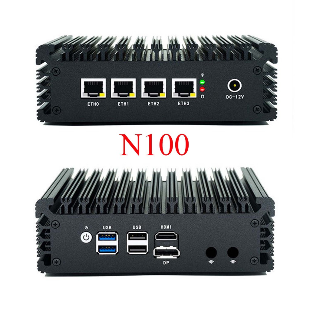 PC router , minipc N5000 , J5040 , N5105 , N100 port 2.5Gbps I226-v , chạy hdh Routeros , Linux , Pfsense ...
