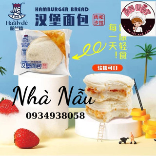 1KG Bánh mì hamburger ruốc chà bông, sữa chua.bánh mì tươi nội địa trung thơm ngon khó cưỡng.