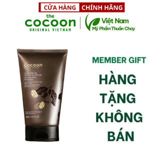 Special combo cà phê tẩy da chết da mặt cocoon 150ml + tẩy da chết son môi cocoon 5g