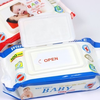 1 bịch khăn giấy ướt thiên phúc baby gói/100tờ