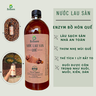 Nước lau sàn enzym bồ hòn quế Boboon 1000ml