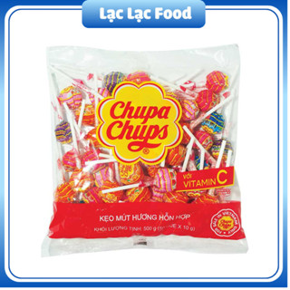 Kẹo Mút Chupa Chups Hương Trái Cây Hỗn Hợp (Gói Lớn) 60 Que -  Lạc Lạc Food