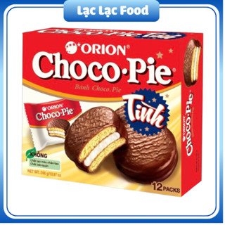  THÙNG 8 Hộp Bánh Orion Chocopie Truyền Thống 396g  12 Gói   - Lạc Lạc Food 