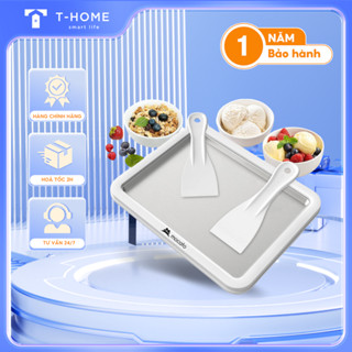 Máy Làm Kem Cuộn Mini Mocato M605 Làm Kem Cuộn Thái Lan Tại Nhà Không Dùng Điện An Toàn Dễ Sử Dụng T-Home