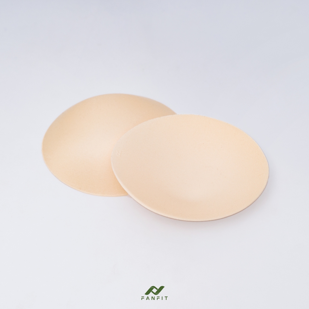 Mút nâng ngực cao cấp mẫu Oval cho áo bra thể thao tập Gym Yoga Pilates FANFIT FFUW001 - Nâng, định hình ngực - FANFIT