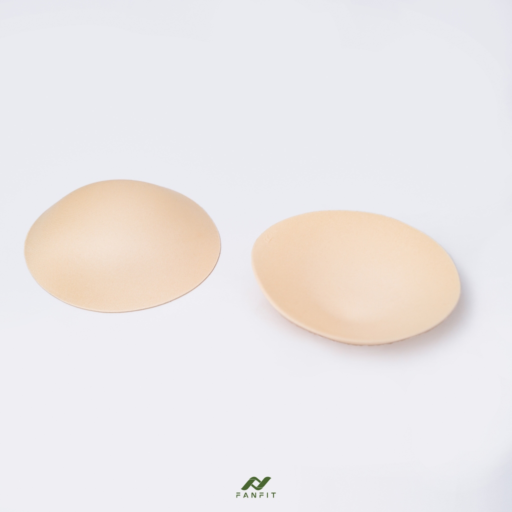 Mút nâng ngực cao cấp mẫu Oval cho áo bra thể thao tập Gym Yoga Pilates FANFIT FFUW001 - Nâng, định hình ngực - FANFIT
