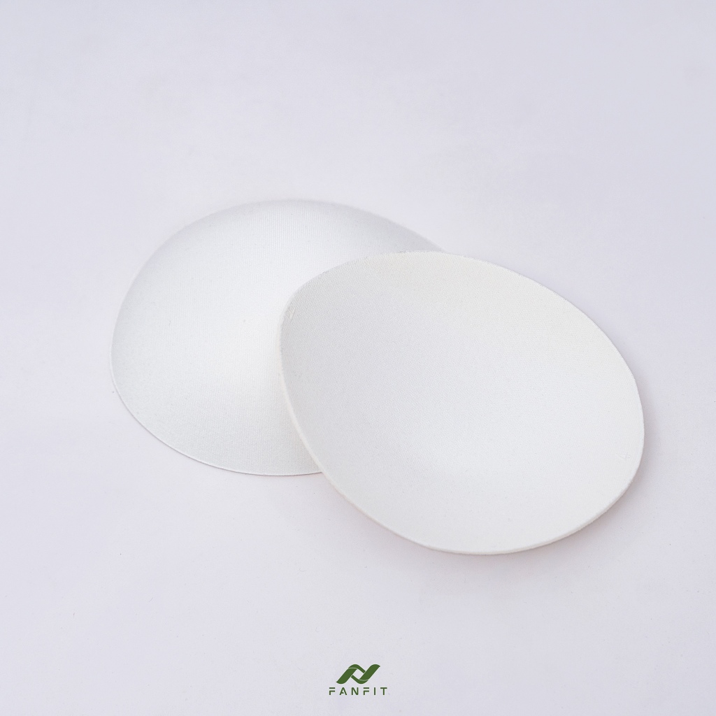 Mút nâng ngực cao cấp mẫu Oval cho áo bra thể thao tập Gym Yoga Pilates FANFIT FFUW001 - Nâng, định hình ngực - FANFIT