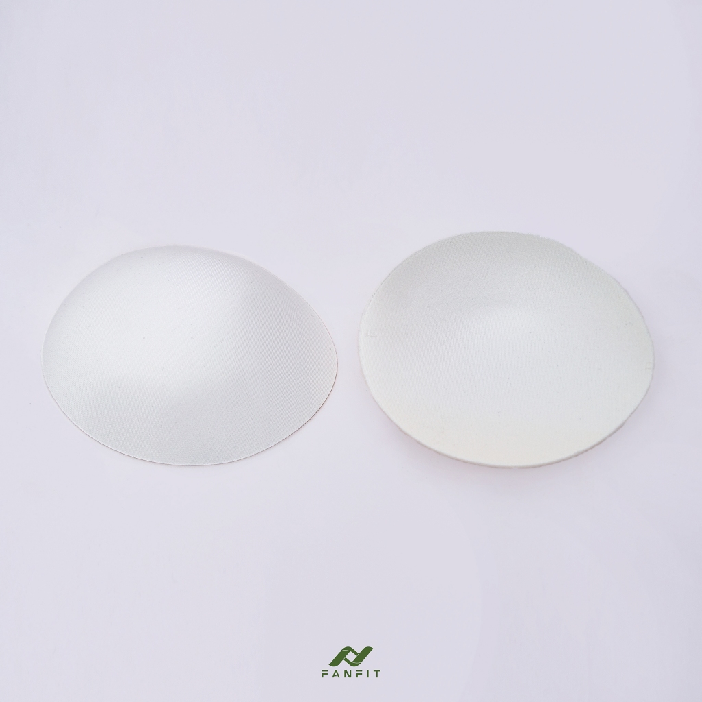 Mút nâng ngực cao cấp mẫu Oval cho áo bra thể thao tập Gym Yoga Pilates FANFIT FFUW001 - Nâng, định hình ngực - FANFIT