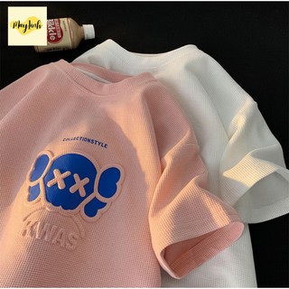Áo thun unisex KWAS - áo phông tay lỡ form rộng chất dệt tổ ong cao cấp thoáng mát – Maylinhshop