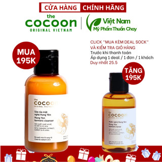   Mua 1 tặng 1  Mua 1 sữa rửa mặt nghệ Cocoon 140ml tặng 1 nước nghệ 140ml 