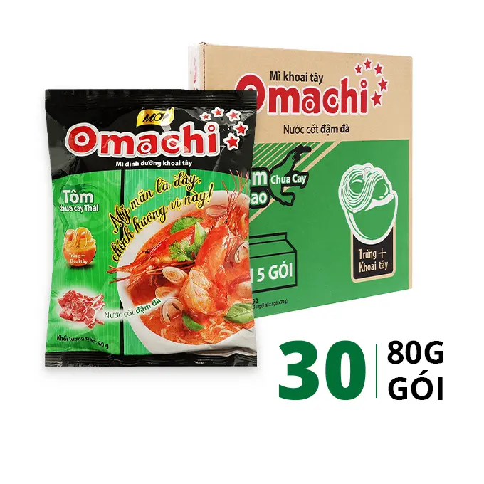 Mì Omachi thùng 30 gói