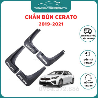 Bộ 4 chắn bùn theo xe Kia Cerato 2019, 2020, 2021/K3 2022-2024 - hàng cao cấp(Dùng chung k3 22-24)