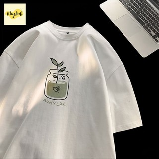 Áo Phông Form Rộng AUHYLPK Áo Thun Tay Lỡ Nam Nữ Unisex chất liệu cotton thoáng mát