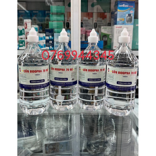 Cồn sát khuẩn đóng chai 70 độ bidopha 1000ml