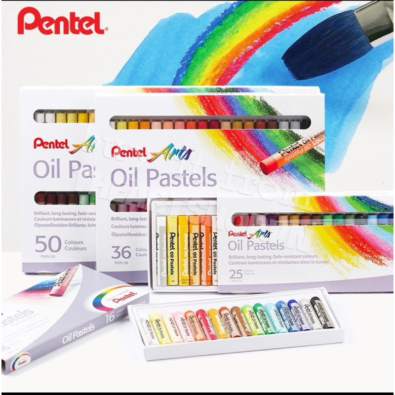 sáp dầu PENTEL  25/36/50 màu