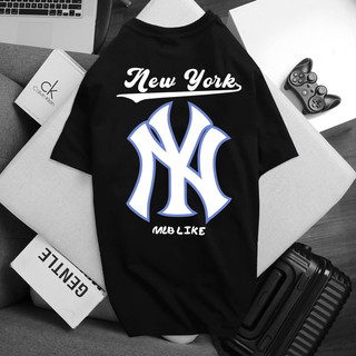 [Vải Xịn] Áo Thun New York viền xanh in kỹ thuật số - Vải xịn - Mỹ Tú Store
