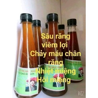 Nước súc miệng sâu răng người Dao đỏ