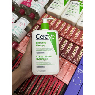 Sữa rửa mặt Cera Foaming, Hydrating cho da dầu mụn, khô, nhạy cảm 473ML