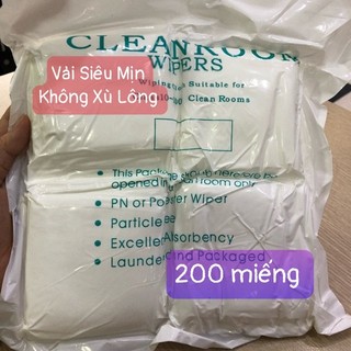 Khăn Lau Keo Hàng Xịn Chất Lượng - Không Xù Lông Vệ Sinh Màn Hình Điện Thoại túi To 200 miếng
