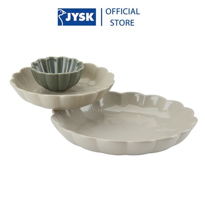 Tô | JYSK Simon | gốm | vàng cát/xanh | nhiều kích thước