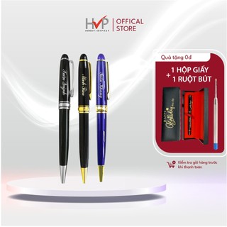 Bút kim loại HVP khắc tên,logo,câu chúc theo yêu cầu - Bút khắc tên làm quà tặng sinh nhật cho thầy cô,bạn bè,Sếp-BKV06
