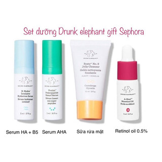 Set Dưỡng Da Drunk Elephant The Evening Standard 4 món