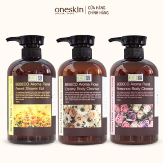  Sữa tắm BEBECO AROMA FLORAL nước hoa sáng da mờ thâm thơm lâu chống lão hóa da giúp da mềm mịn căng bóng 750ml 