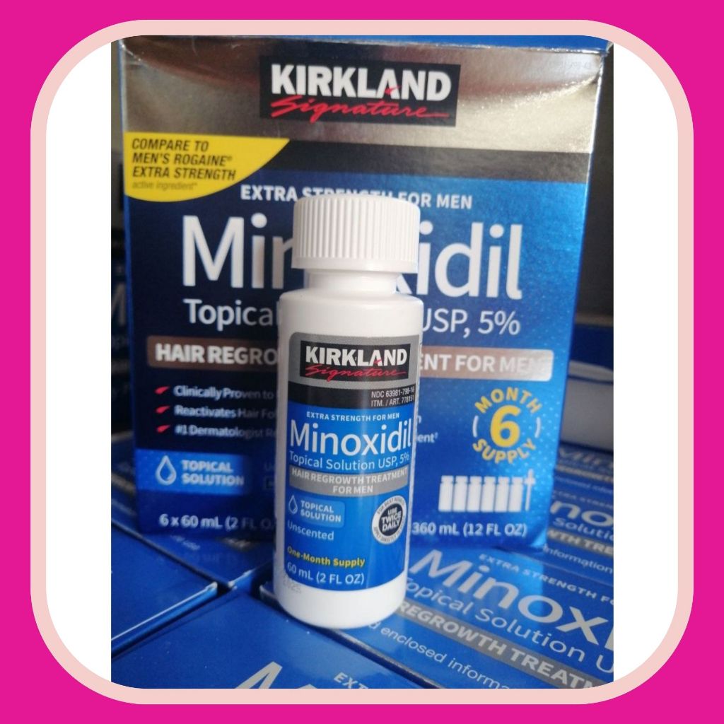 Minoxidil 5% Kirkland dung dịch mọc râu và tóc hiệu quả của Mỹ