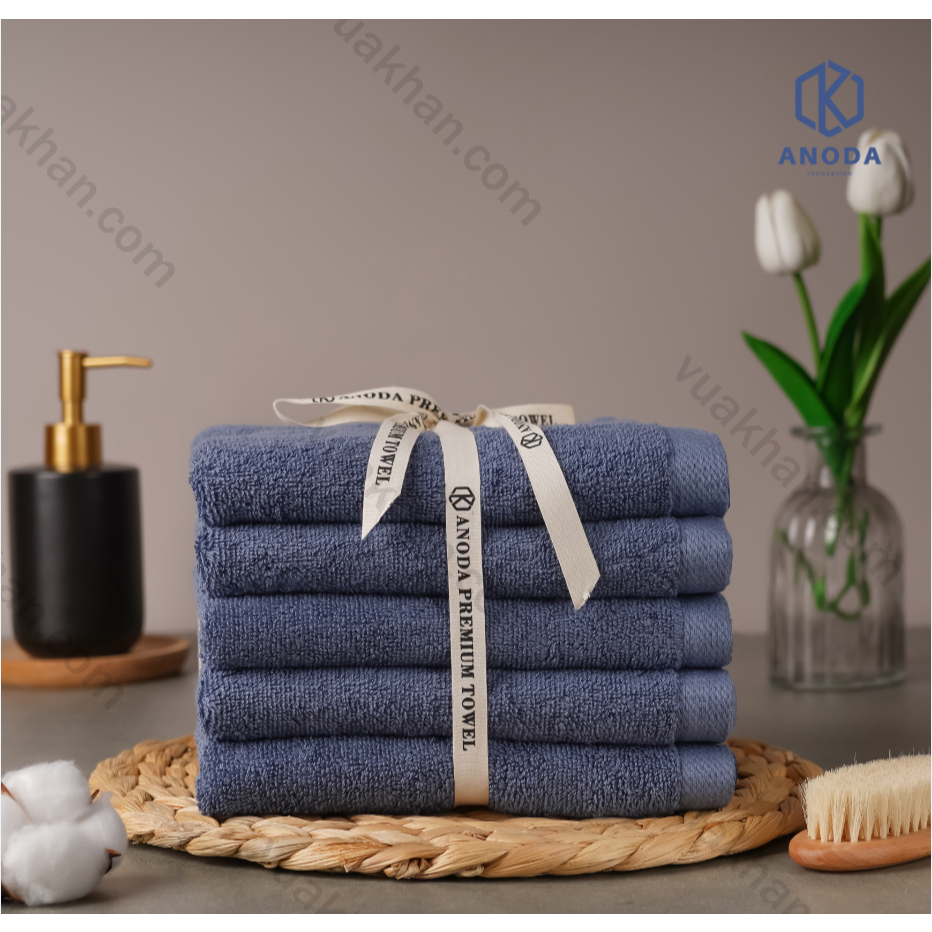 Khăn Tắm Cao Cấp Anoda 30s - Vua Khăn Dùng Cho Gia Đình Spa Khách Sạn 100% Cotton Thấm Hút Không Ra Màu- 200g