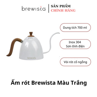 Ấm rót cà phê pour over Brewista 700ml - Trắng