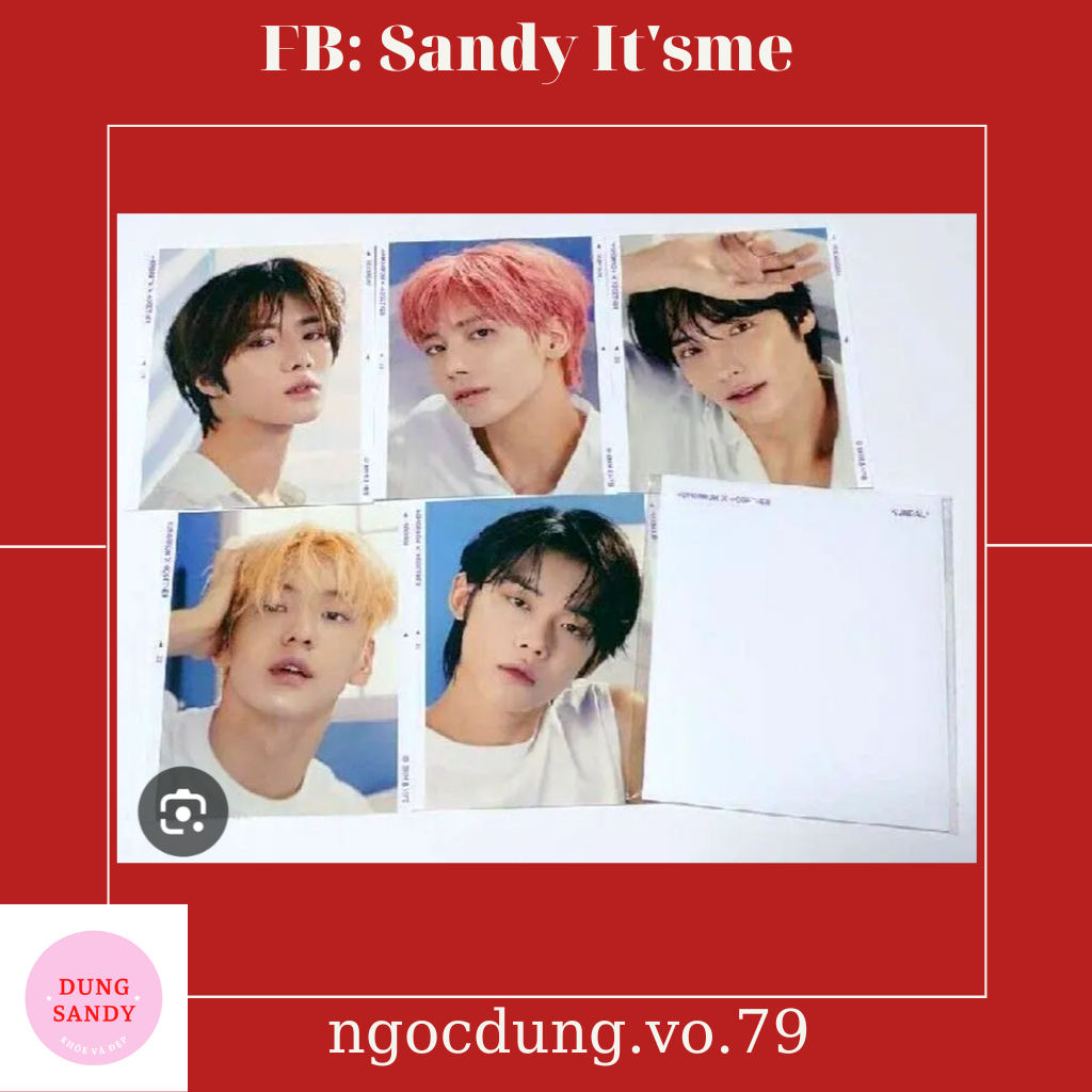 Postcard TXT kundal chính hãng siêu đẹp
