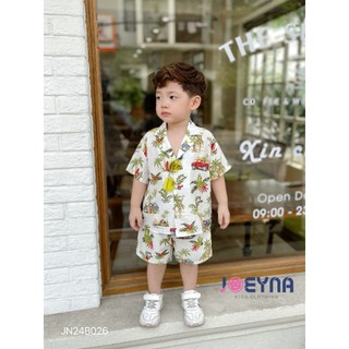 Bộ đi biển hawaii cho bé trai 8-23kg