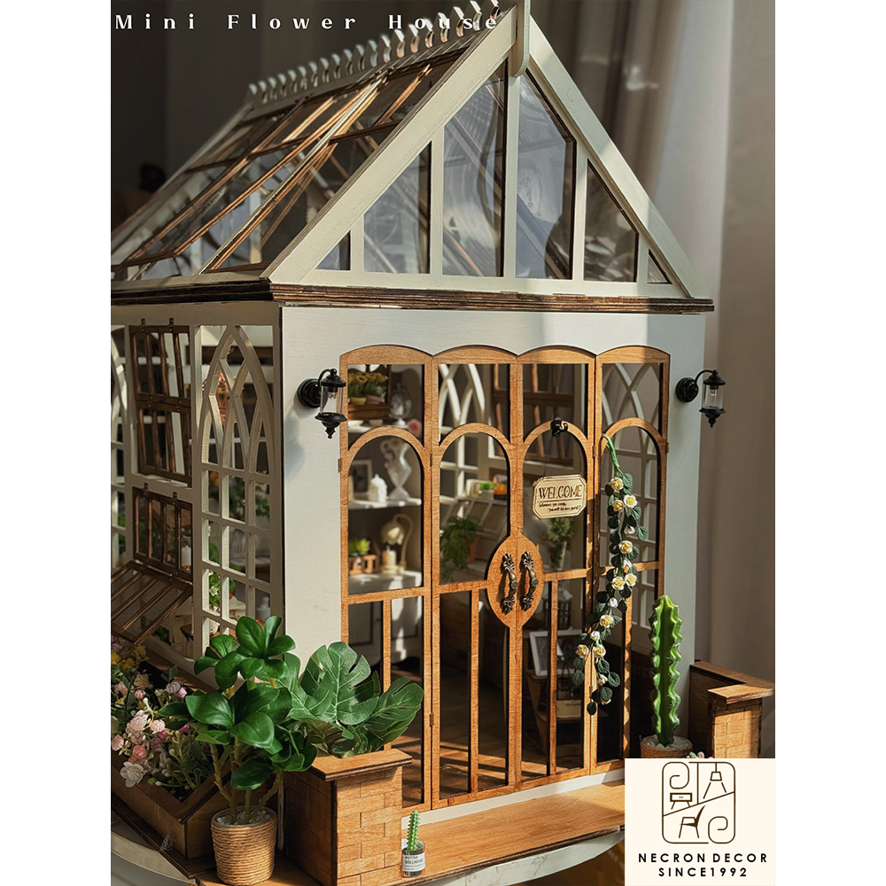 ( FREE SHIP) Quà tặng sinh nhật, mô hình đồ chơi DIY Nhà búp bê thủ công tự làm lấy  BABY HOME-NECRO