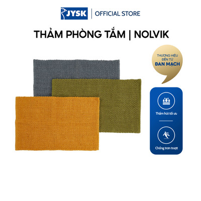 Thảm phòng tắm | JYSK Nolvik | polyester | nhiều màu | nhiều kích thước