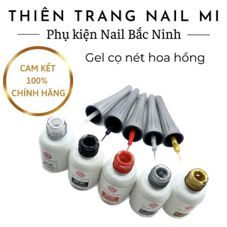 Sơn gel cọ nét hoa hồng nét mảnh