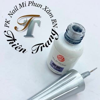 Sơn gel cọ nét hoa hồng nét mảnh