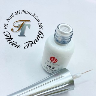 Sơn gel cọ nét hoa hồng nét mảnh