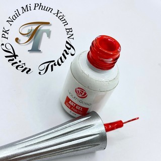 Sơn gel cọ nét hoa hồng nét mảnh
