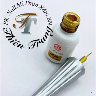 Sơn gel cọ nét hoa hồng nét mảnh