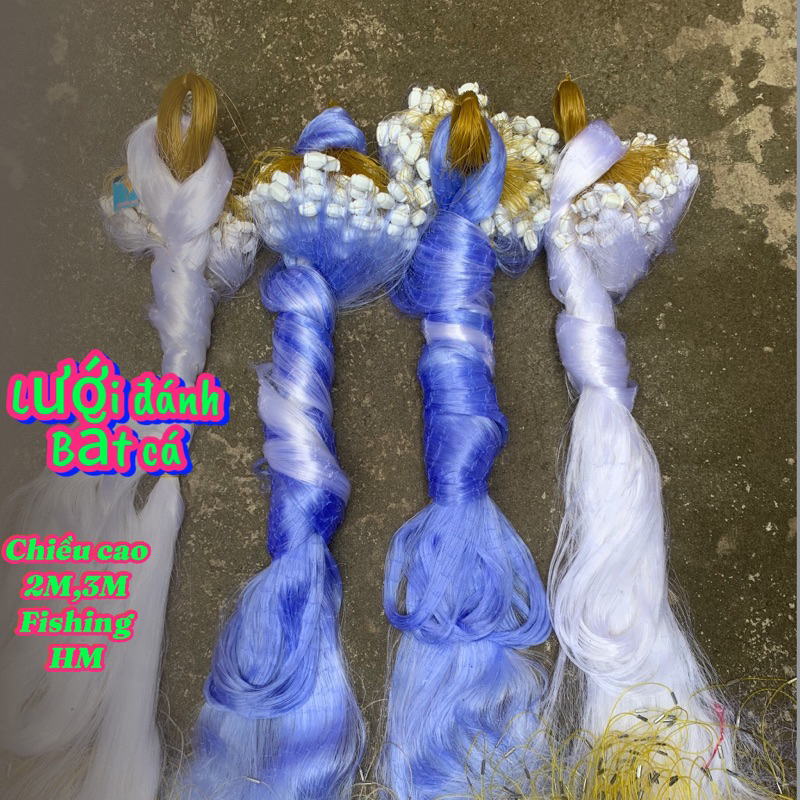 LƯỚI ĐÁNH BẮT CÁ 3 MÀNG CHIỀU CAO 2M,3M CHIỀU DÀI 80M HÀNG ĐẶT THỢ LÀM TẠI NHÀ NÊN ĐẢM BẢO CHẤT LƯỢN