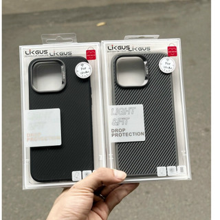 Ốp lưng likgus họa tiết sợi carbon cho iphone 15 pro max,14 pro max,13 pro max,12 pro max
