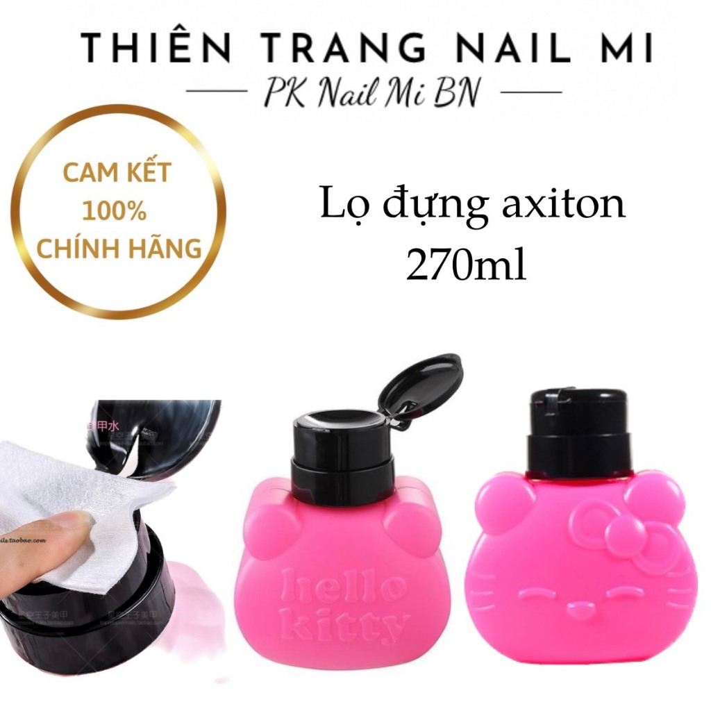 Lọ đựng axiton hình siêu cuteee